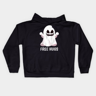 Halloween Costume Men Women Gift Kids Boo Free Hugs Ghost Kids Hoodie